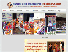 Tablet Screenshot of humourclub.org